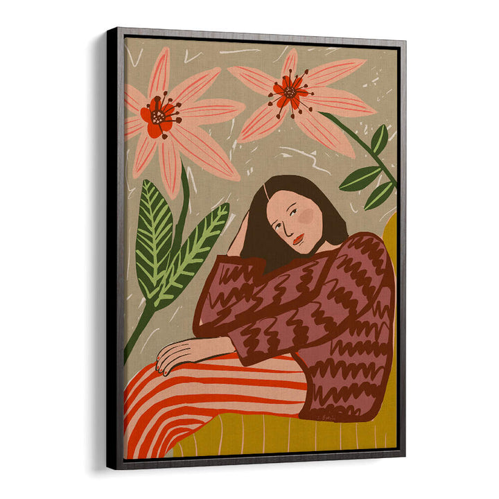 LADY SITTING , PORTRAITS & FIGURATIVE ILLUSTRATIONS