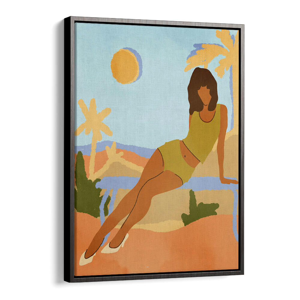 LEANING INTO THE BREEZE , PORTRAITS & FIGURATIVE ILLUSTRATIONS