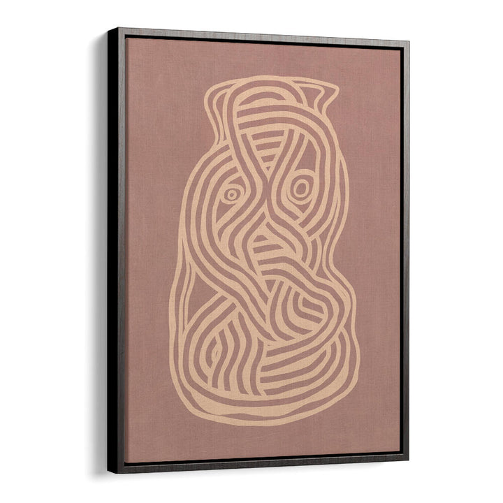 LINE ART ORGANIC SHAPE IN NUDE  ,LINE ART PAINTINGS