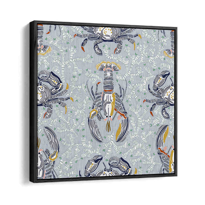 Vibrant LOBSTER AND CRAB COASTAL IV beach paintings, perfect for enhancing your coastal home decor.