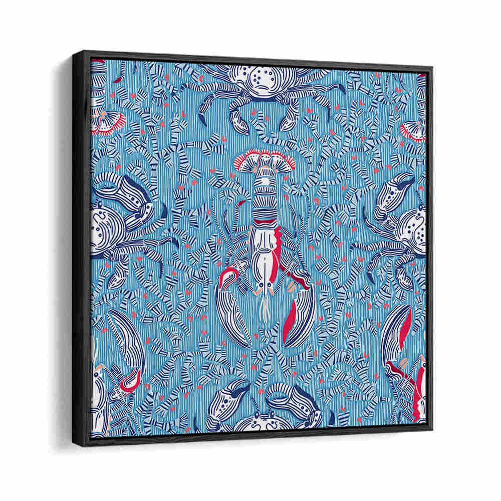 Vibrant LOBSTER AND CRAB NOSTALGIA, BEACH PAINTINGS capturing coastal beauty and marine life for your home decor.