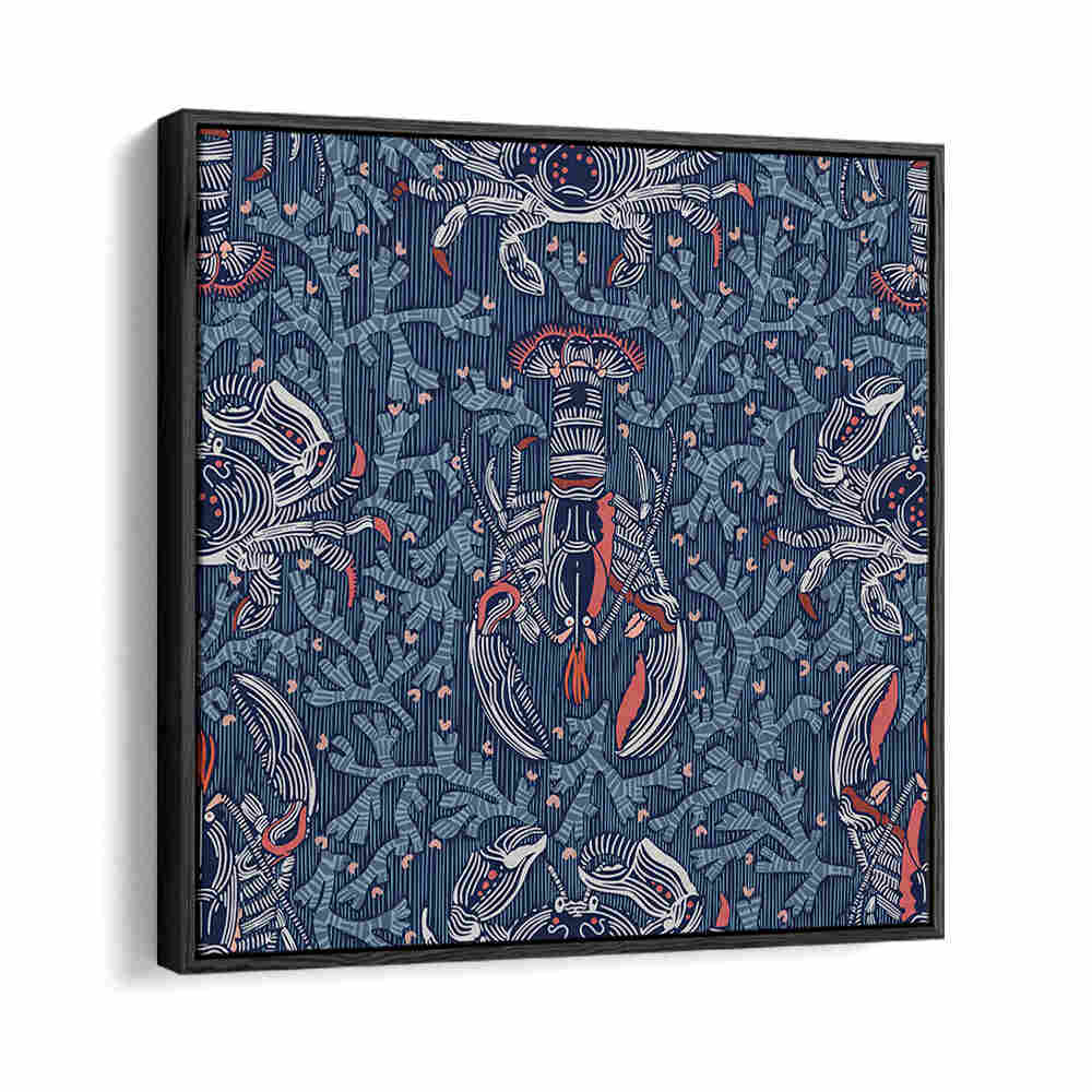 Vibrant LOBSTER AND CRAB NOSTALGIA I, BEACH PAINTINGS showcase delightful seaside charm for your decor.