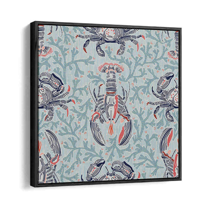 Decorate your space with the LOBSTER AND CRAB COASTAL II, BEACH PAINTINGS, showcasing vibrant sea life details.