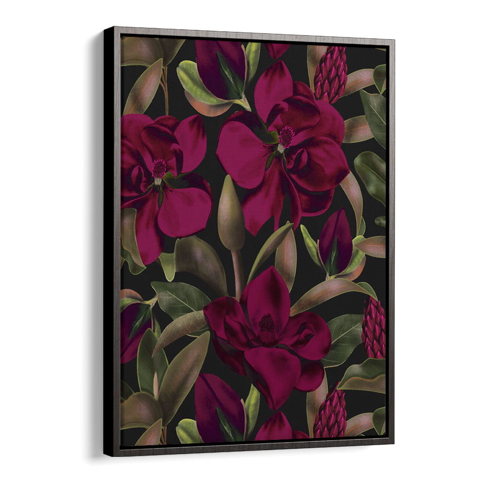 LUSH BURGUNDY MAGNOLIAS