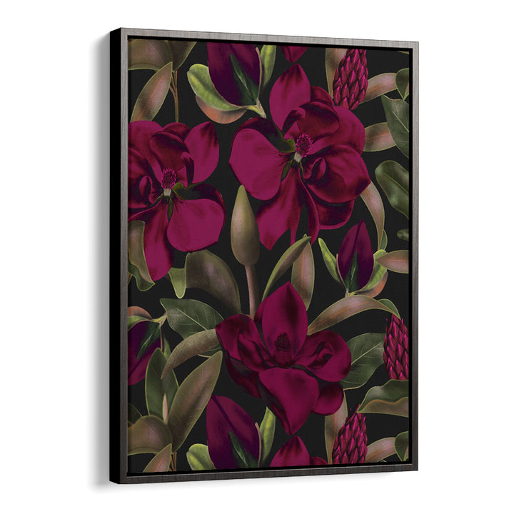 LUSH BURGUNDY MAGNOLIAS
