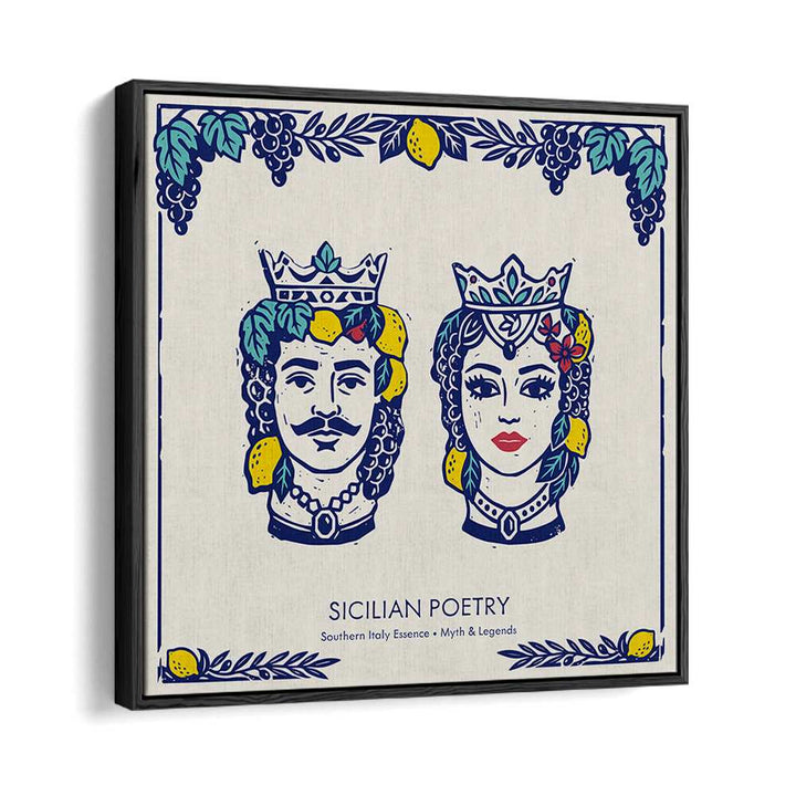 SICILIAN KING AND QUEEN
