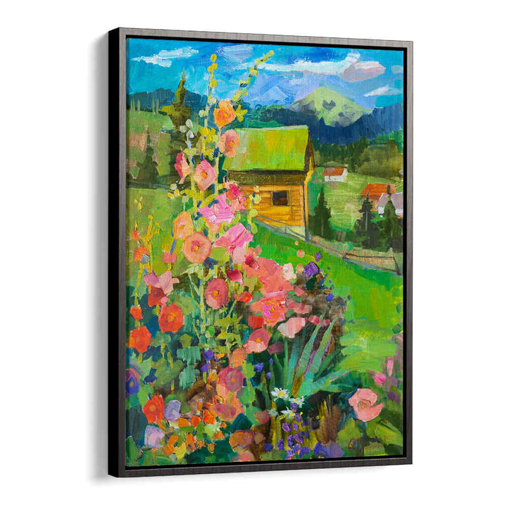 MALLOWS IN BUKOVELE , LANDSCAPE PAINTINGS