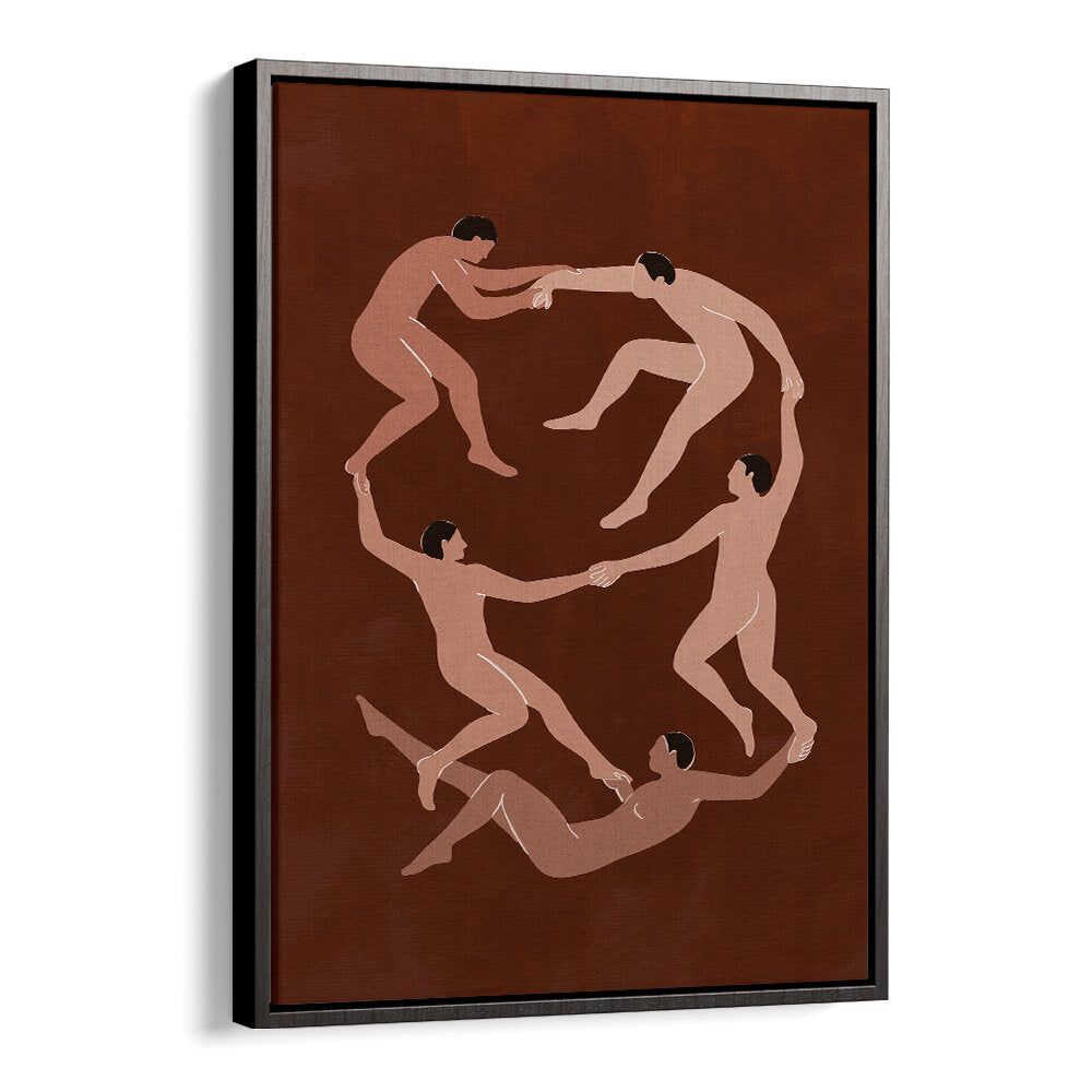 MEN IN MOTION , BOHO ART PAINTINGS