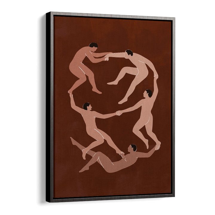 MEN IN MOTION , BOHO ART PAINTINGS