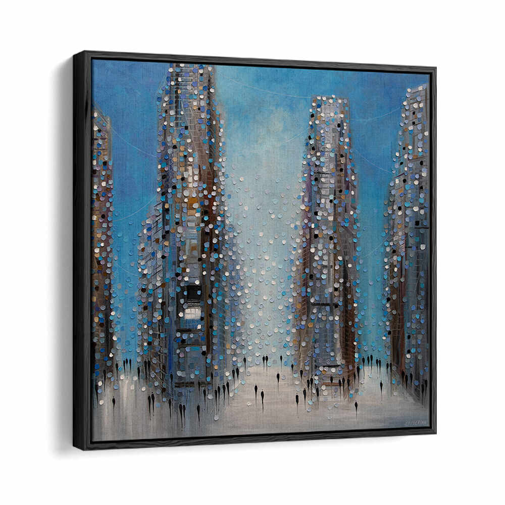 MIDTOWN LIFE , MODERN IMPRESSIONISM PAINTINGS