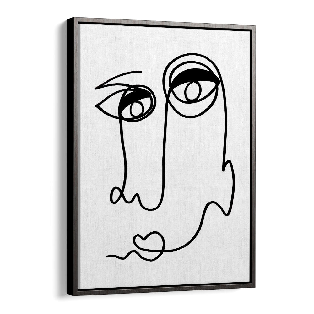 MINIMAL ABSTRACT FACE ART