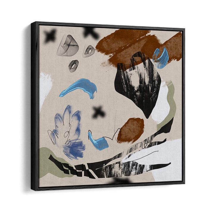 MIXED MEDIA COMPOSITION , ABSTRACT PAINTINGS