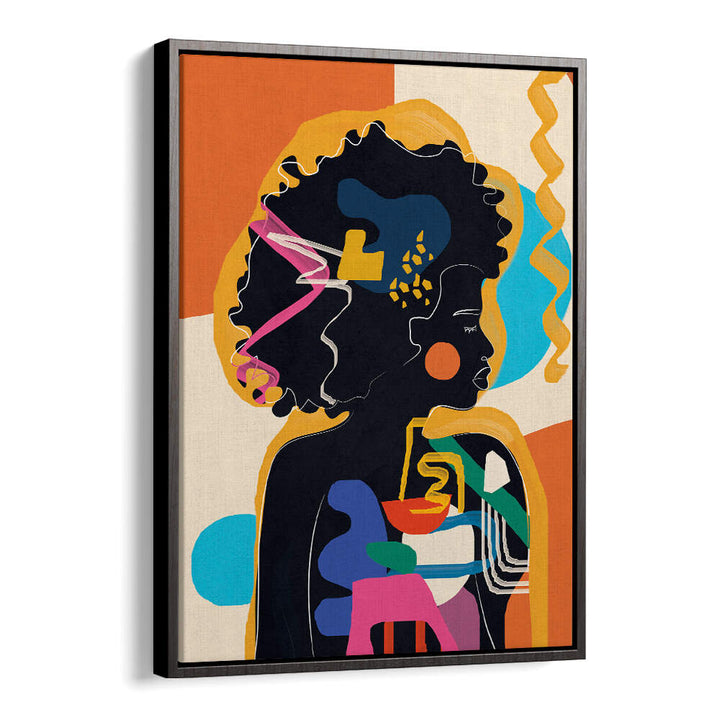 MODERN ABSTRACT WOMAN IV , POP ART PAINTINGS