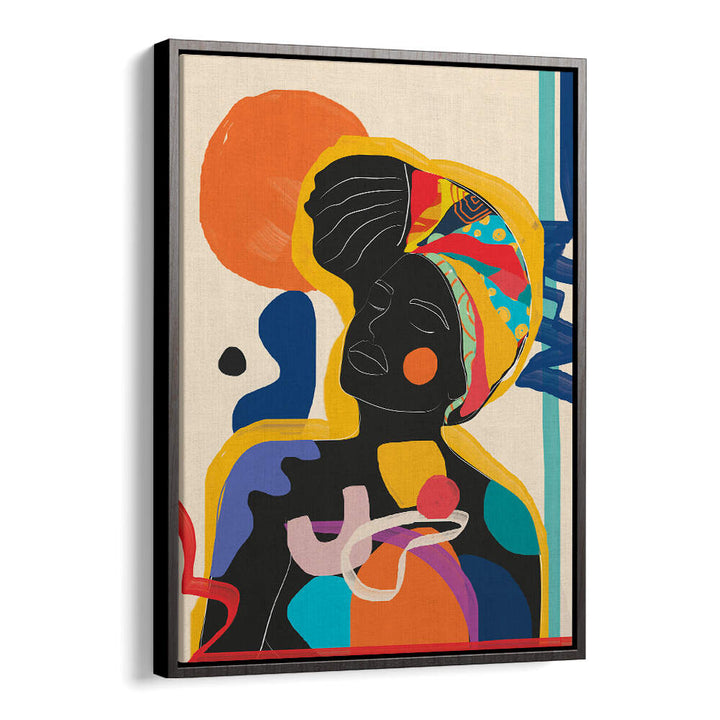 MODERN ABSTRACT WOMAN III , POP ART PAINTINGS