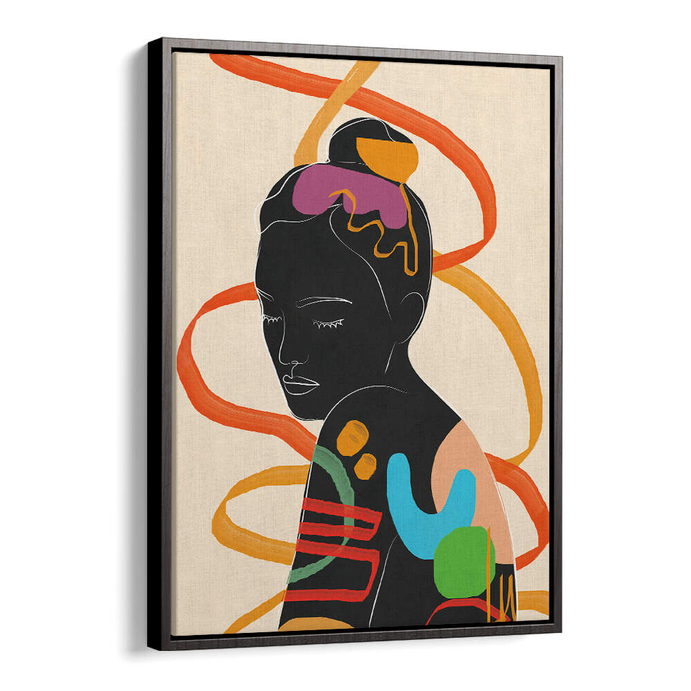 MODERN ABSTRACT WOMAN II , POP ART PAINTINGS