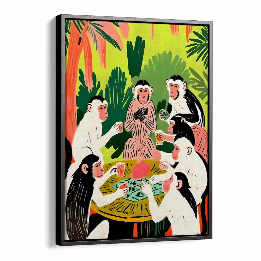 MONKEY POKERR , ANIMAL PAINTINGS