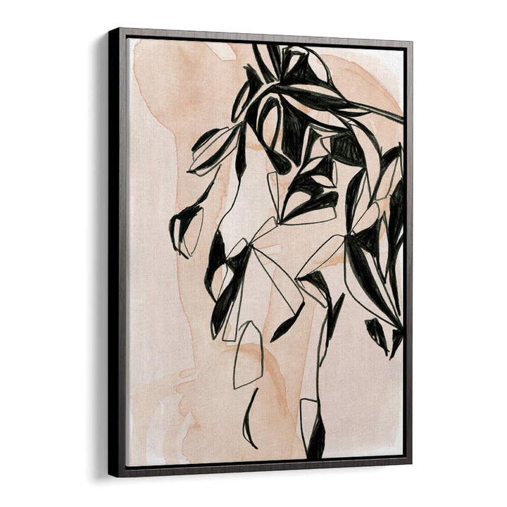 MONOCHROME LEAVES , ORGANIC FORMS