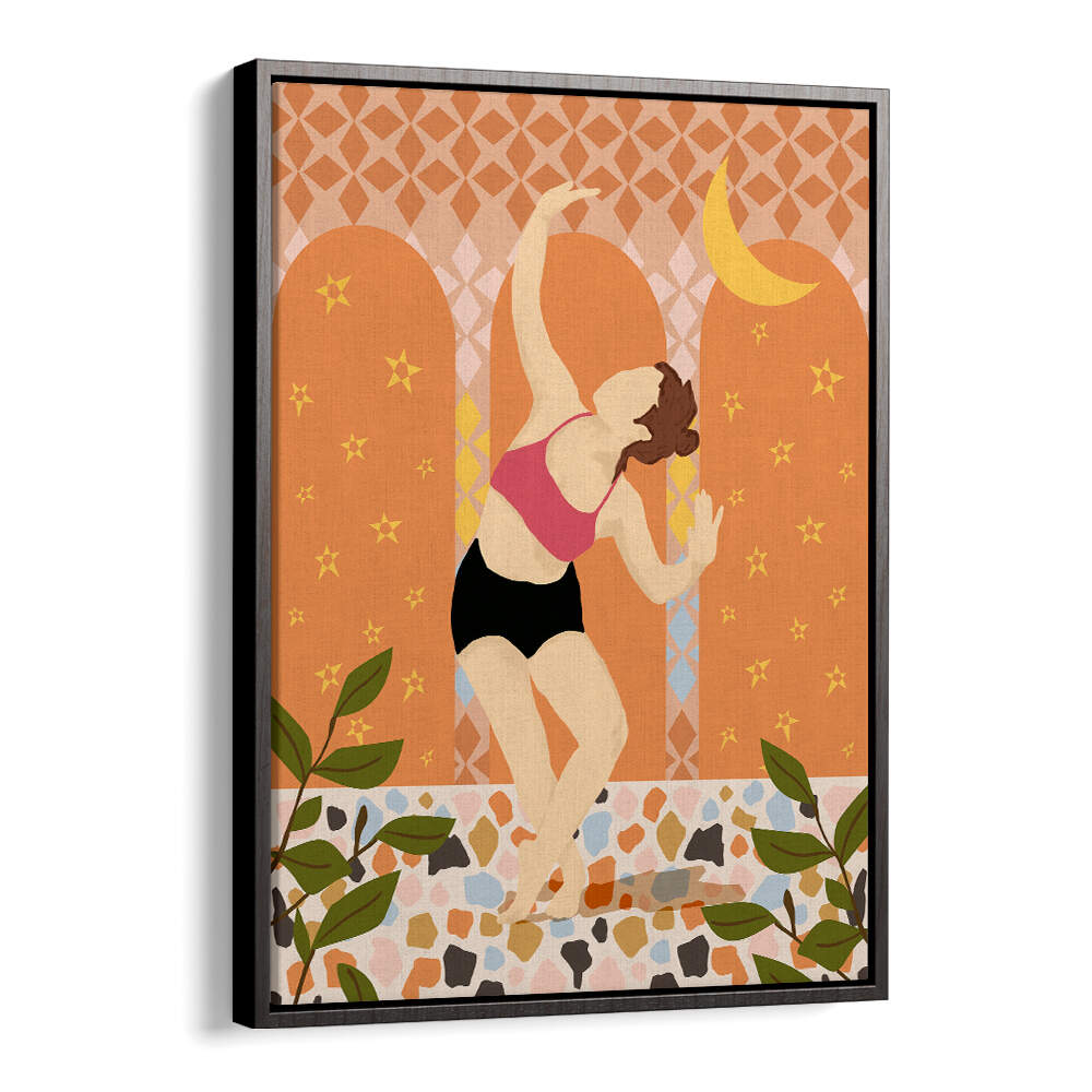 MOONLIT DANCE , PORTRAITS & FIGURATIVE ILLUSTRATIONS