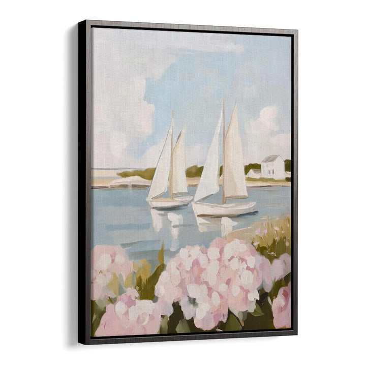 NANTUCKET SAILS , BEACH PAINTINGS