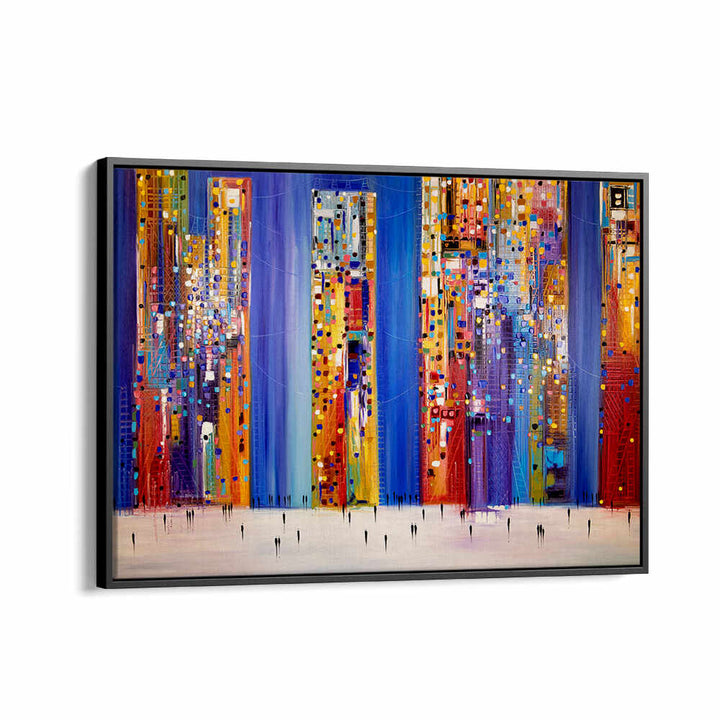 NIGHT STREETS , MODERN IMPRESSIONISM PAINTINGS