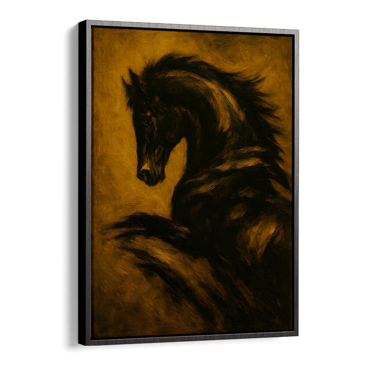 NIGHTMARE STALLION , EXPRESSIONISM PAINTINGS