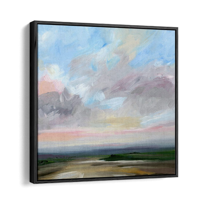 Abstract landscape reflecting freedom and exploration, perfect for your collection of OPEN ROAD, ABSTRACT PAINTINGS.