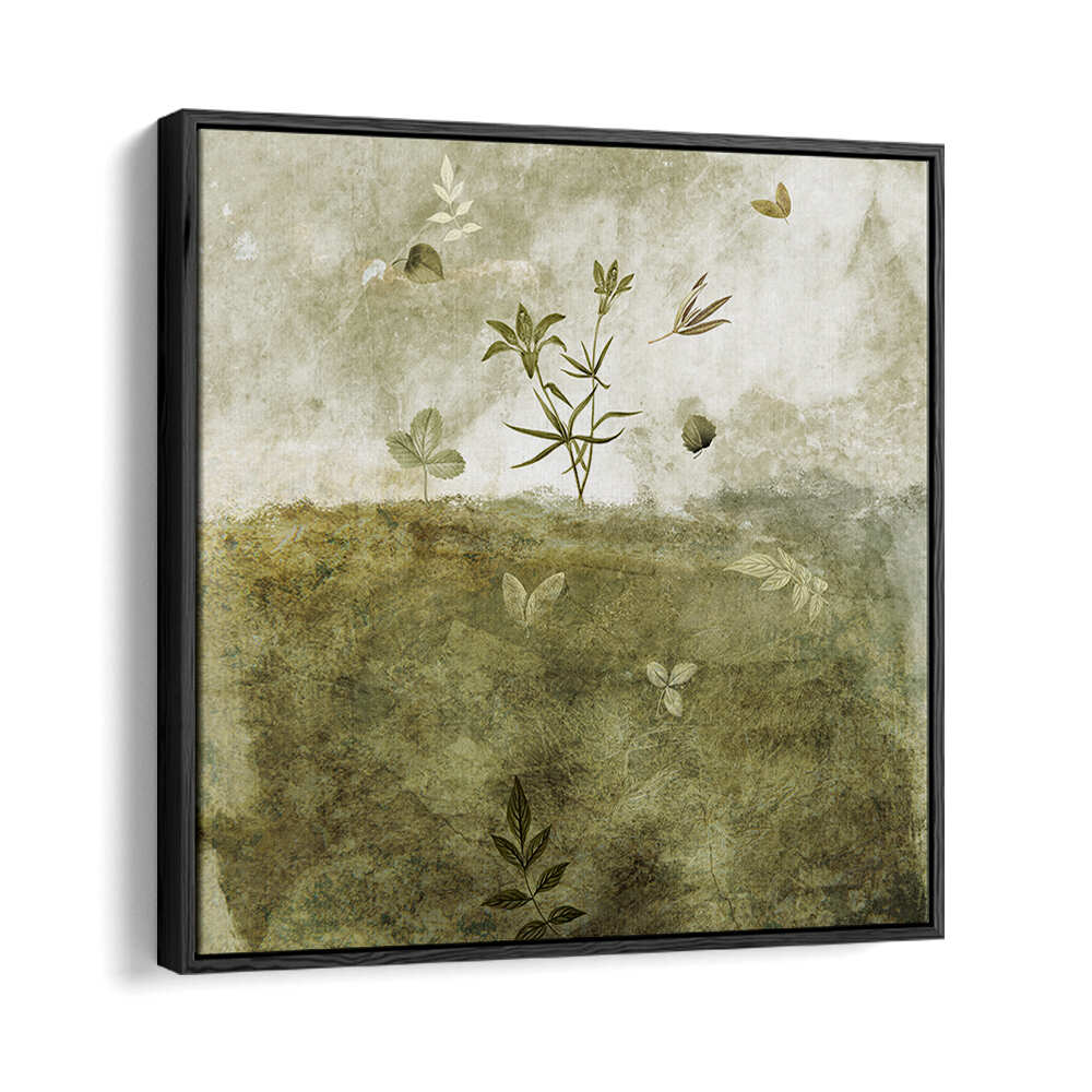 OLIVE , FLORAL FLOWER PAINTINGS