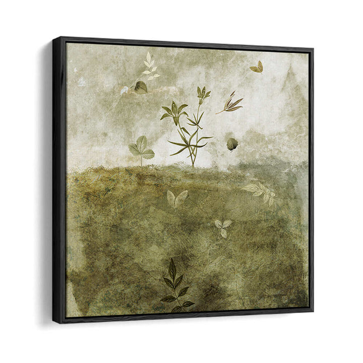 OLIVE , FLORAL FLOWER PAINTINGS