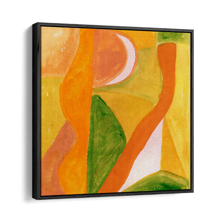 ORANGE AND GOLDEN ABSTRACT , ABSTRACT PAINTINGS