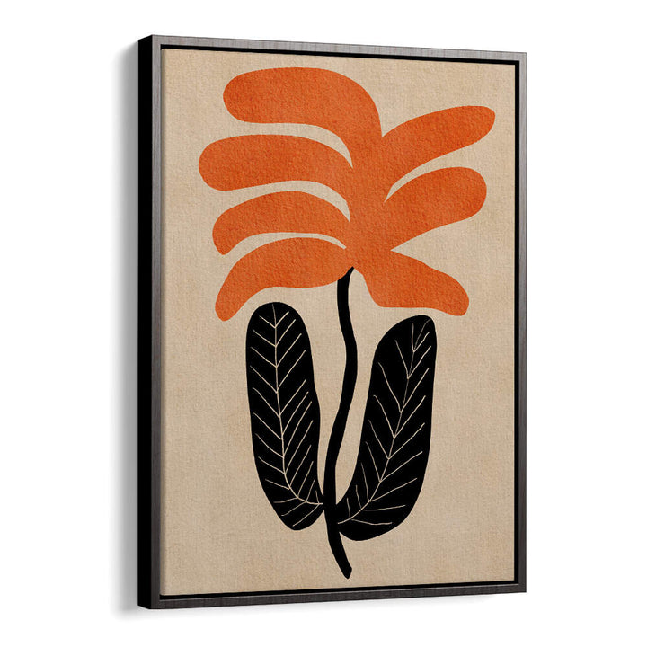 ORANGE FLORAL FLOWER , FLORAL FLOWER PAINTINGS