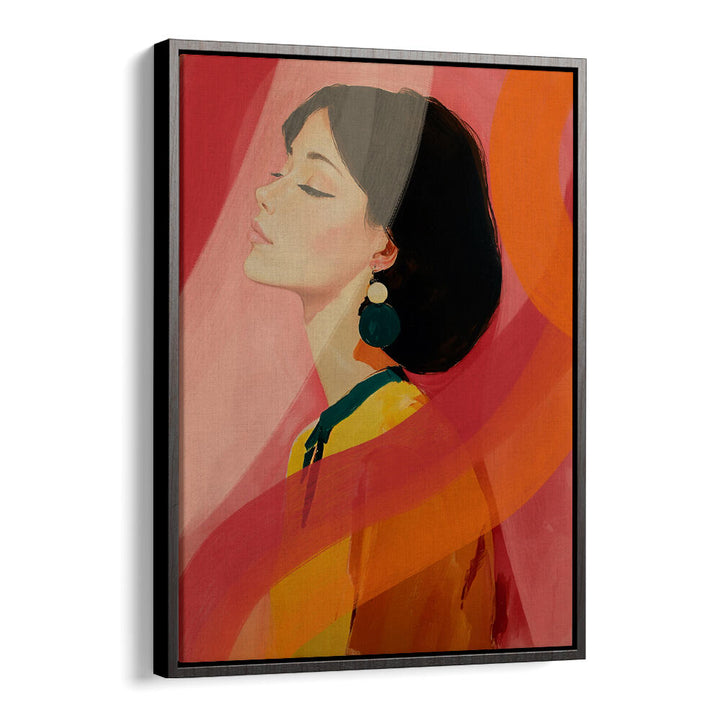 PORTRAIT ORANGE , PORTRAITS & FIGURATIVE ILLUSTRATIONS