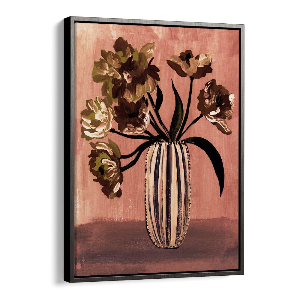 PAINTED FLORAL VASE