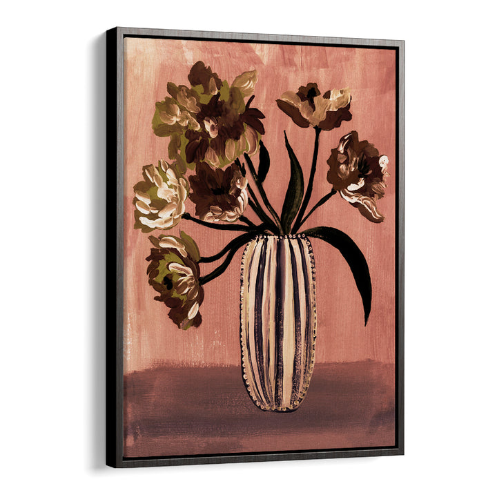 PAINTED FLORAL VASE