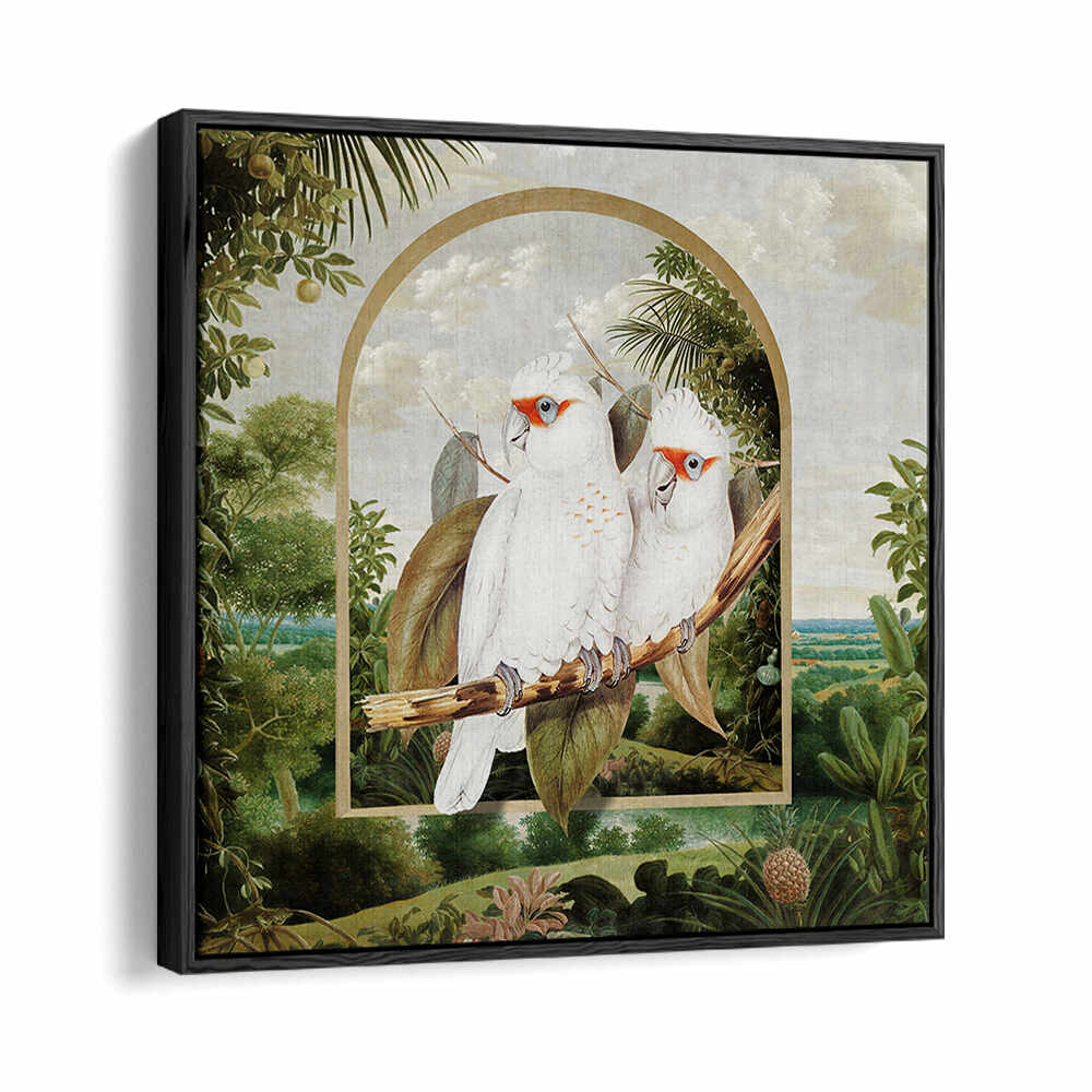 PARROTS' PARADISE II , ANIMAL PAINTINGS