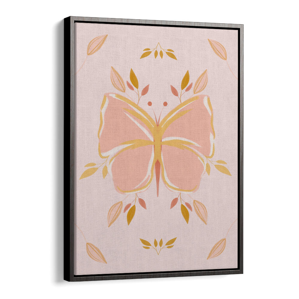 PASTEL FLORAL BUTTERFLY , KIDS ROOM PAINTINGS