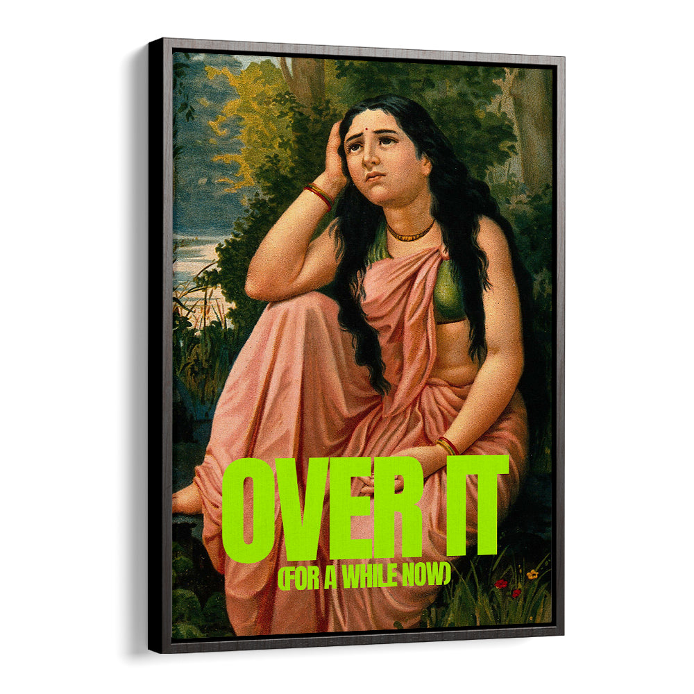 PENSIVE INDIAN WOMAN