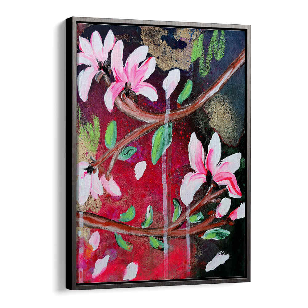 PETALS IN BLOOM , FLORAL FLOWER PAINTINGS