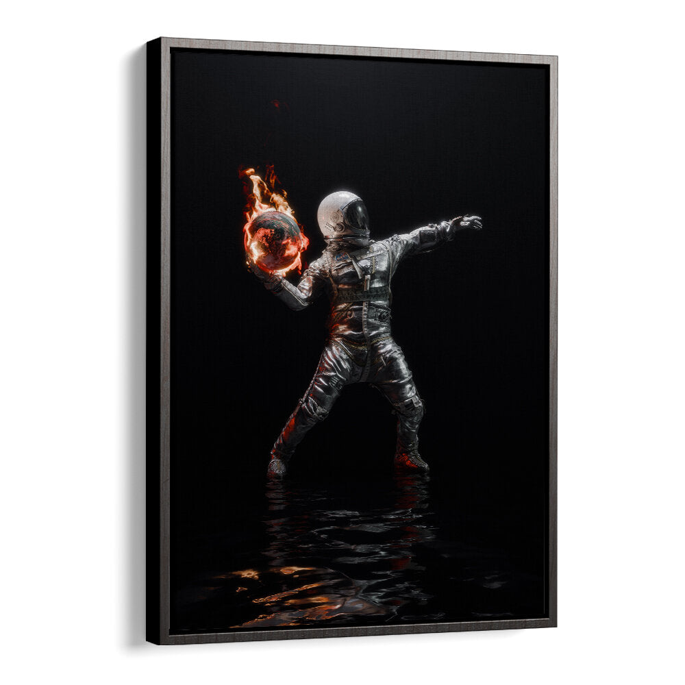 PLANET THROWER , SURREAL ART PRINTS