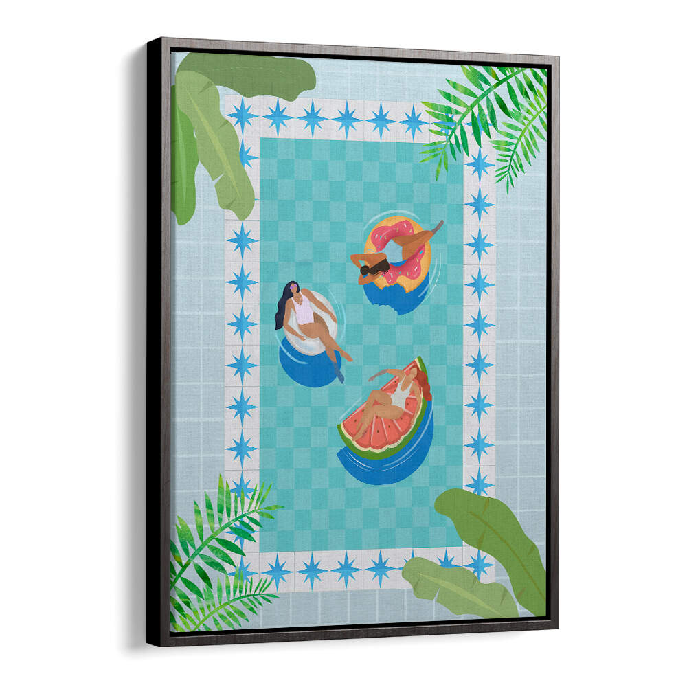 POOL PARTY , TRAVEL POSTERS