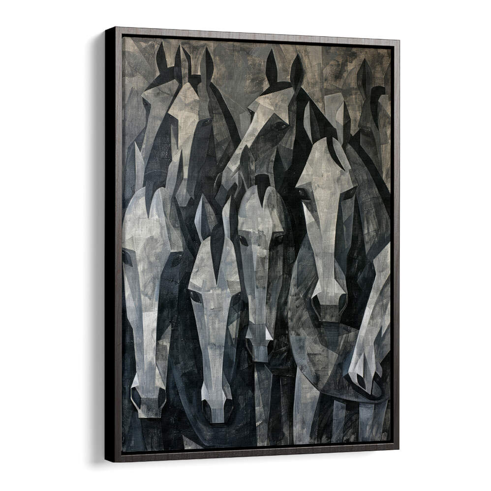 HORSE POSTER XVII , ANIMAL PAINTINGS