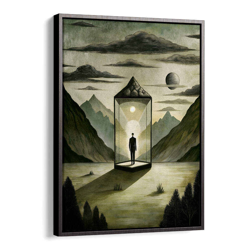 PRISM OF SOLITUDE , SURREAL ART PRINTS