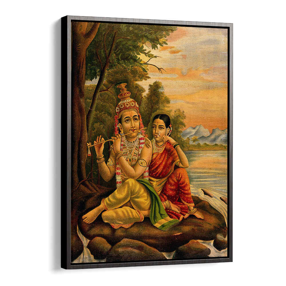 RADHA LISTENING TO KRISHNA'S FLUTE