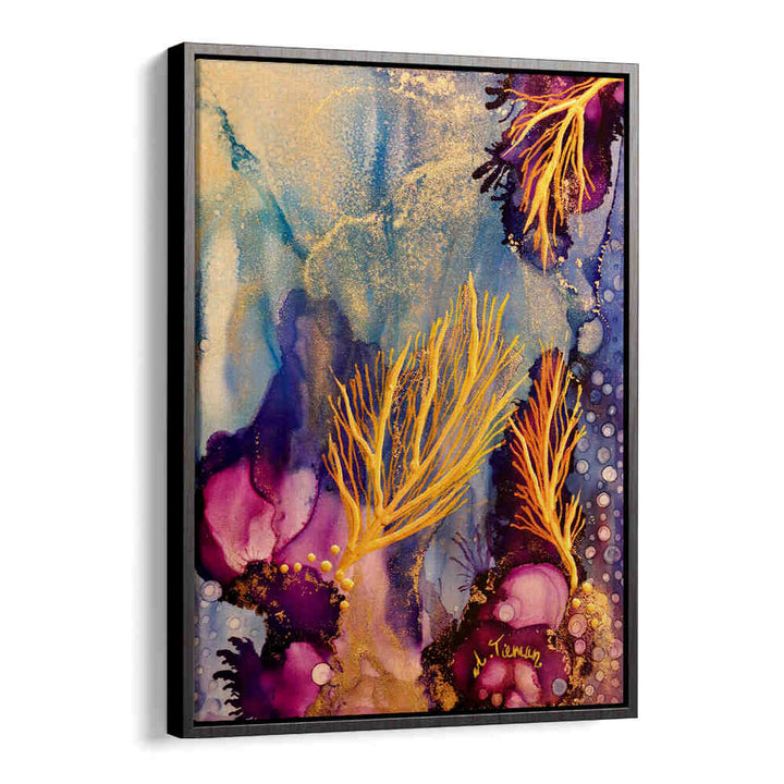Vibrant RADIANT REEF II, BEACH PAINTINGS showcasing colorful coral and ocean hues, perfect for coastal decor.