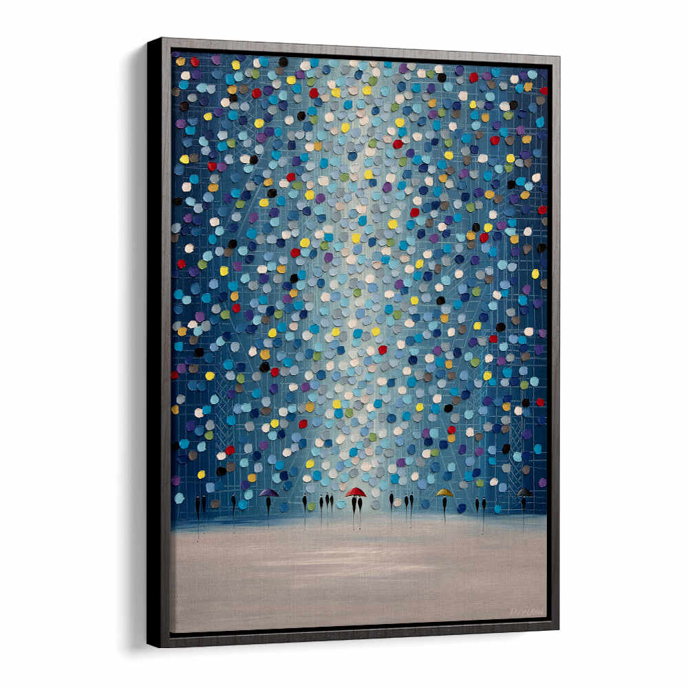 RAINDROP CONFETTI , MODERN IMPRESSIONISM PAINTINGS