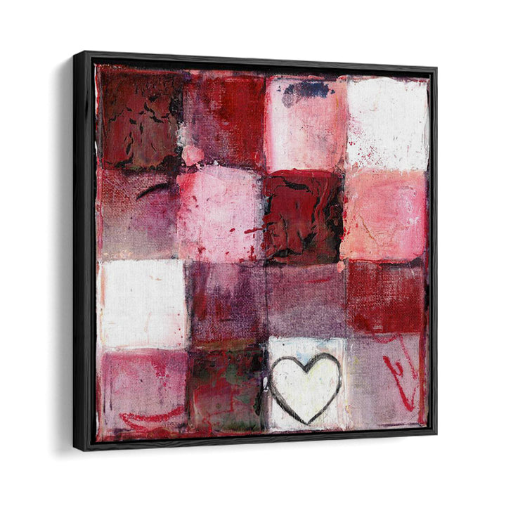 RED CHECKERED HEART