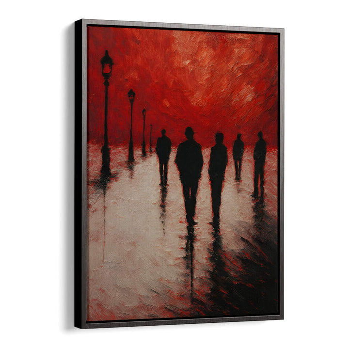 RED LAKE OF ECHOES , EXPRESSIONISM PAINTINGS