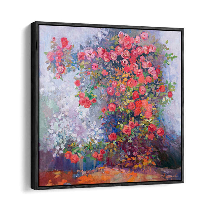 RED ROSES , FLORAL FLOWER PAINTINGS