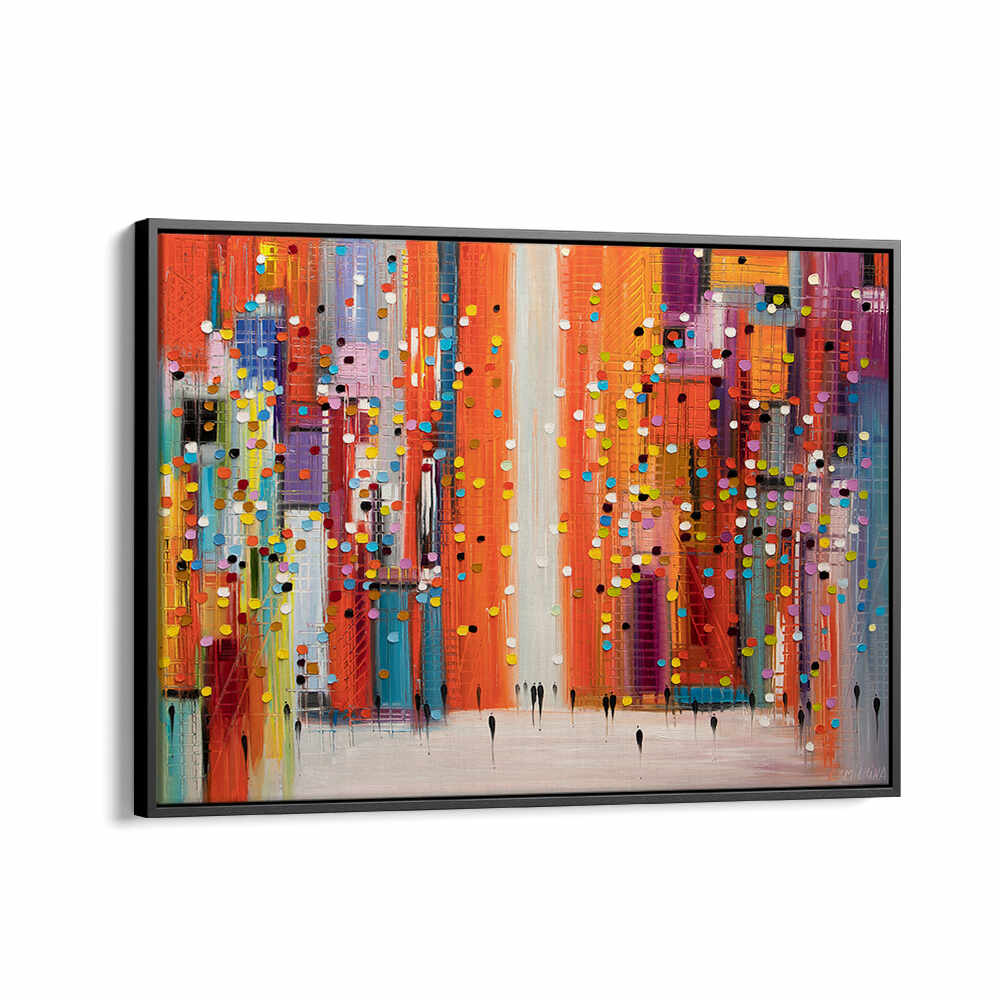 RED SKY AT MORNING , MODERN IMPRESSIONISM PAINTINGS