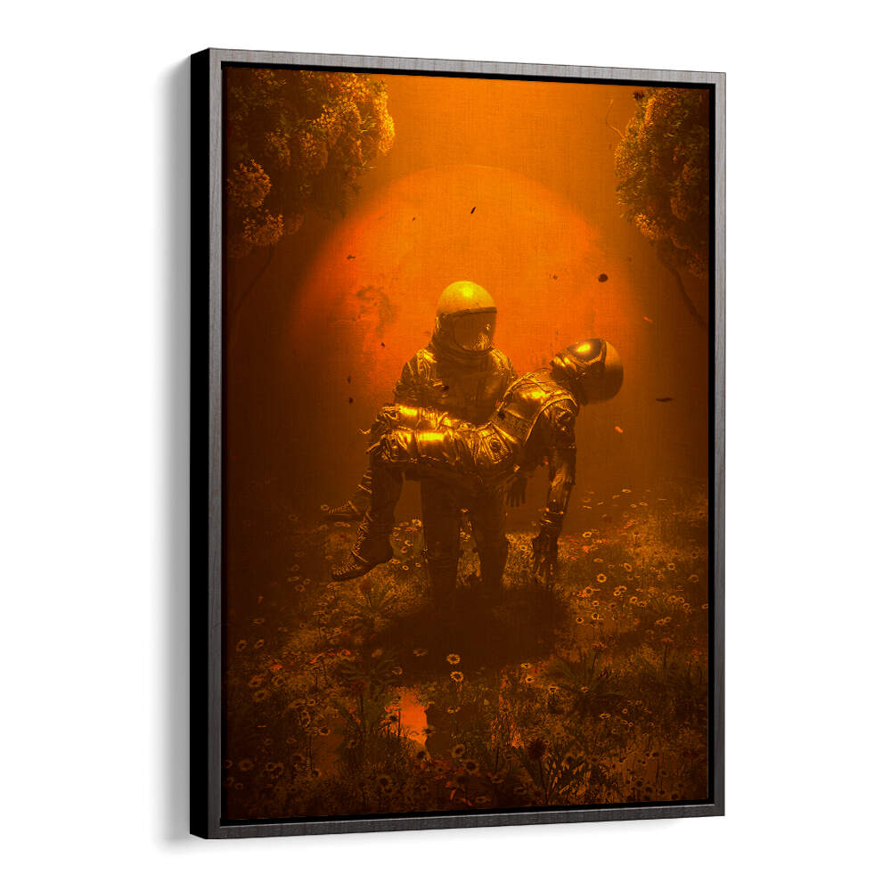RED'S EMBRACE , SURREAL ART PRINTS