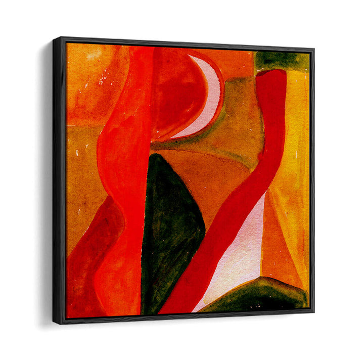 REDS AND GOLDEN ABSTRACT , ABSTRACT PAINTINGS